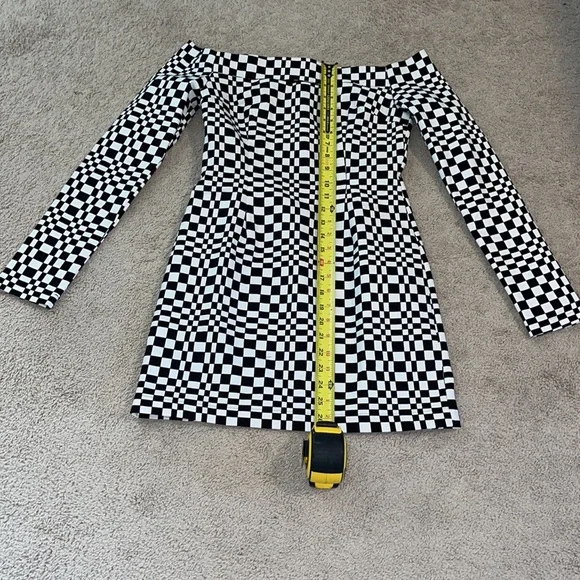 NEW!! Zara black and white plaid dress 👗 - Picture 8 of 13